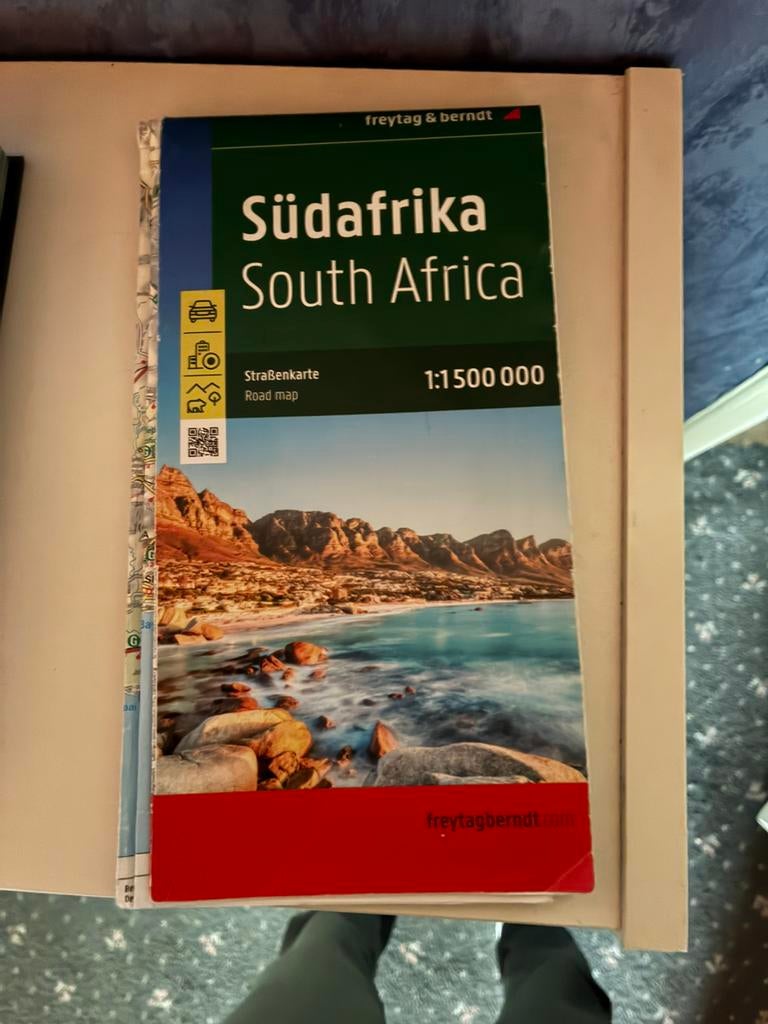 Zuid afrika kaart, Livres, Guides touristiques, Enlèvement, Comme neuf, Afrique