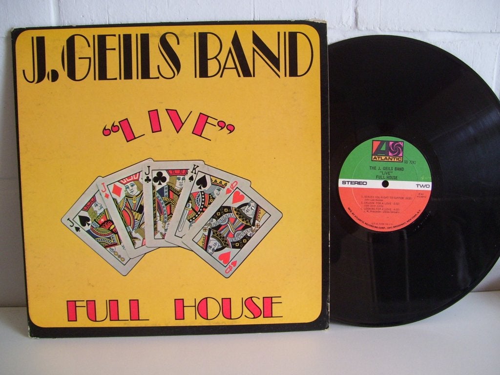 THE J.GEILS BAND  "live" full house, Cd's en Dvd's, LP, Gebruikt, Blues Rock, Originele persing