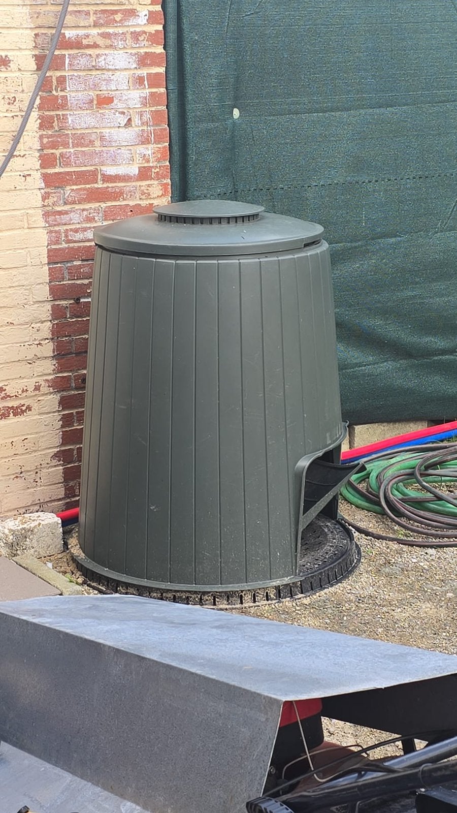 Composteur vert, Enlèvement, Bac à compost