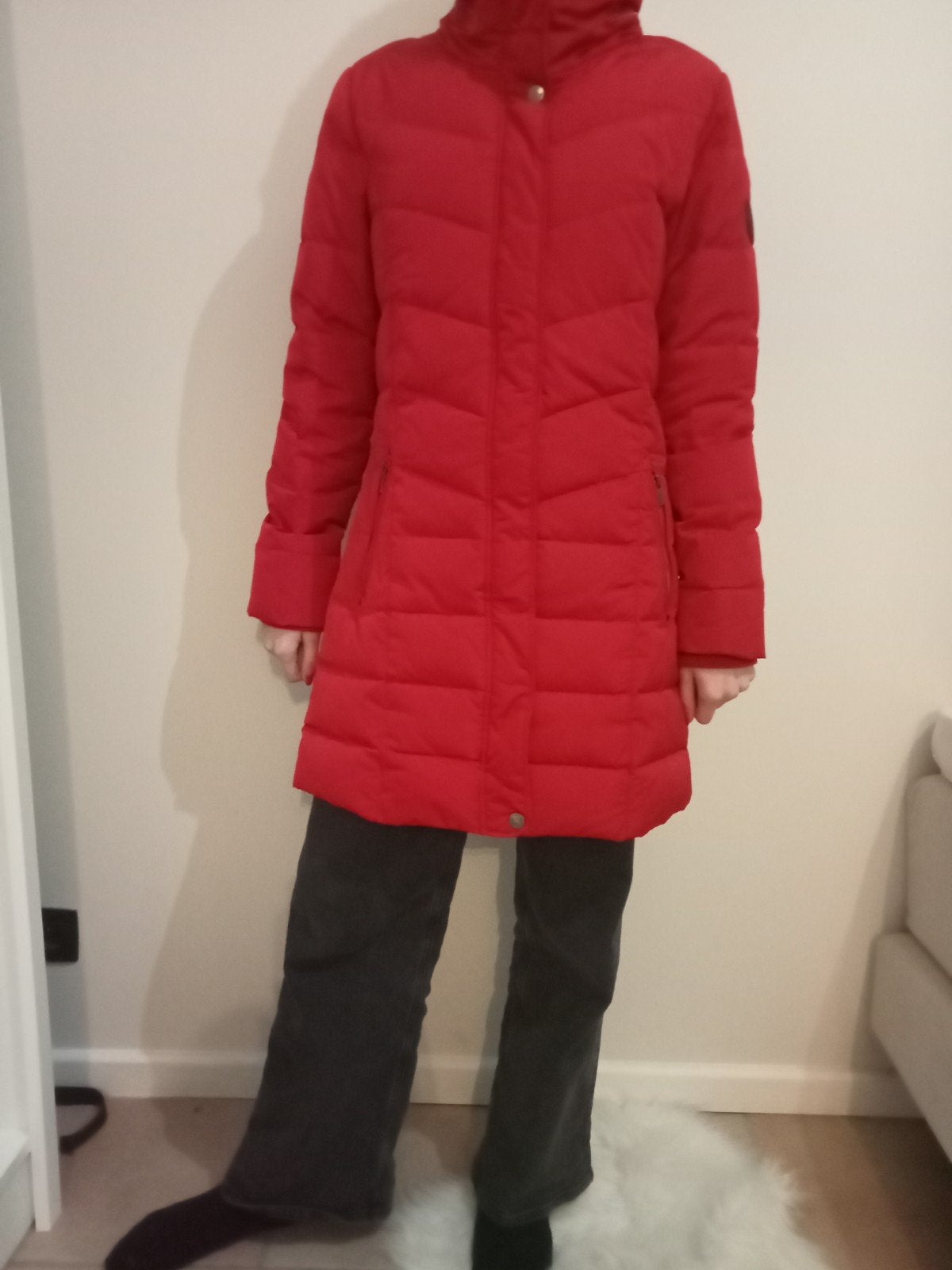 rode lange winterjas, Kleding | Dames, Jassen | Winter, Ophalen