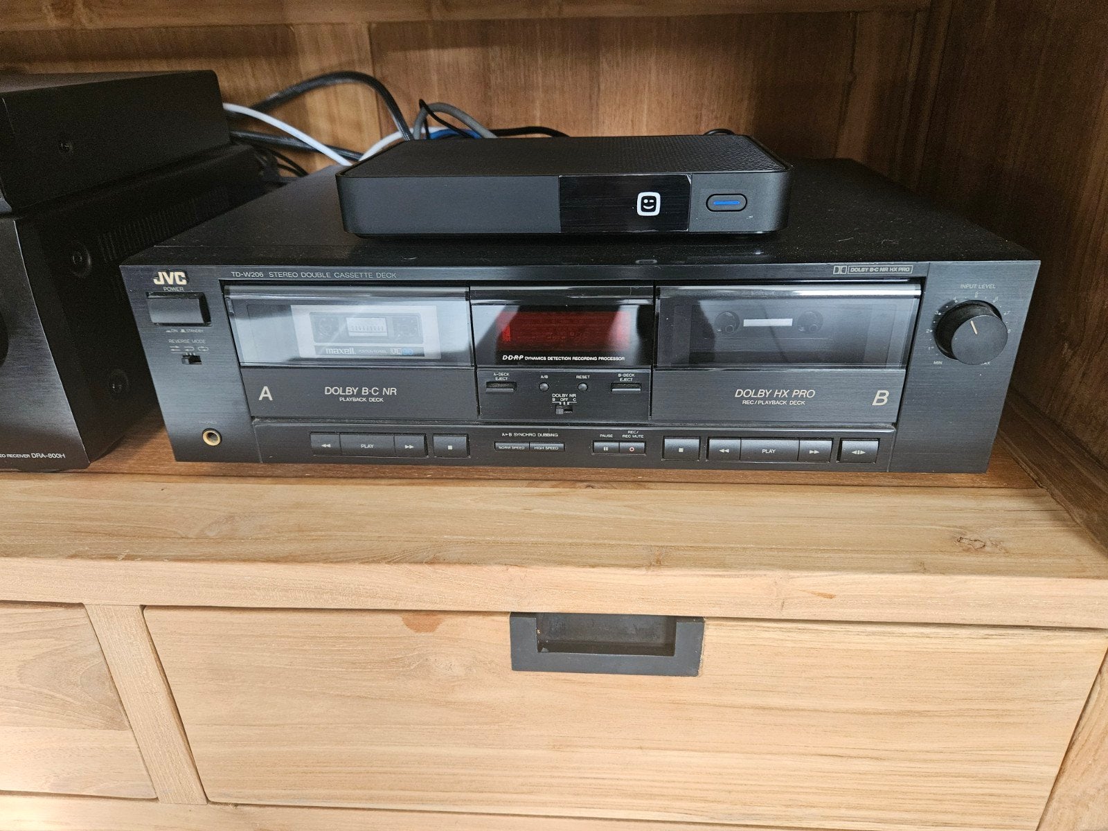 JVC dual cassette speler, Audio, Tv en Foto, Versterkers en Ontvangers, Ophalen, Gebruikt, JVC
