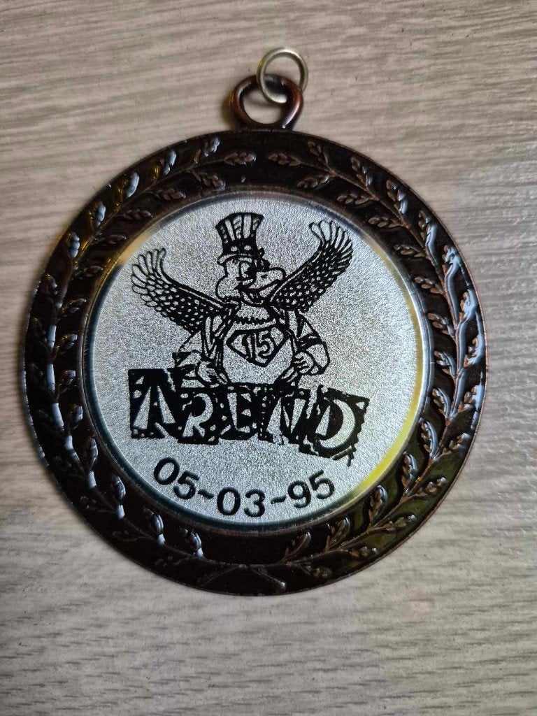 Carnaval medaille Aalst Arend 1995, Ophalen of Verzenden