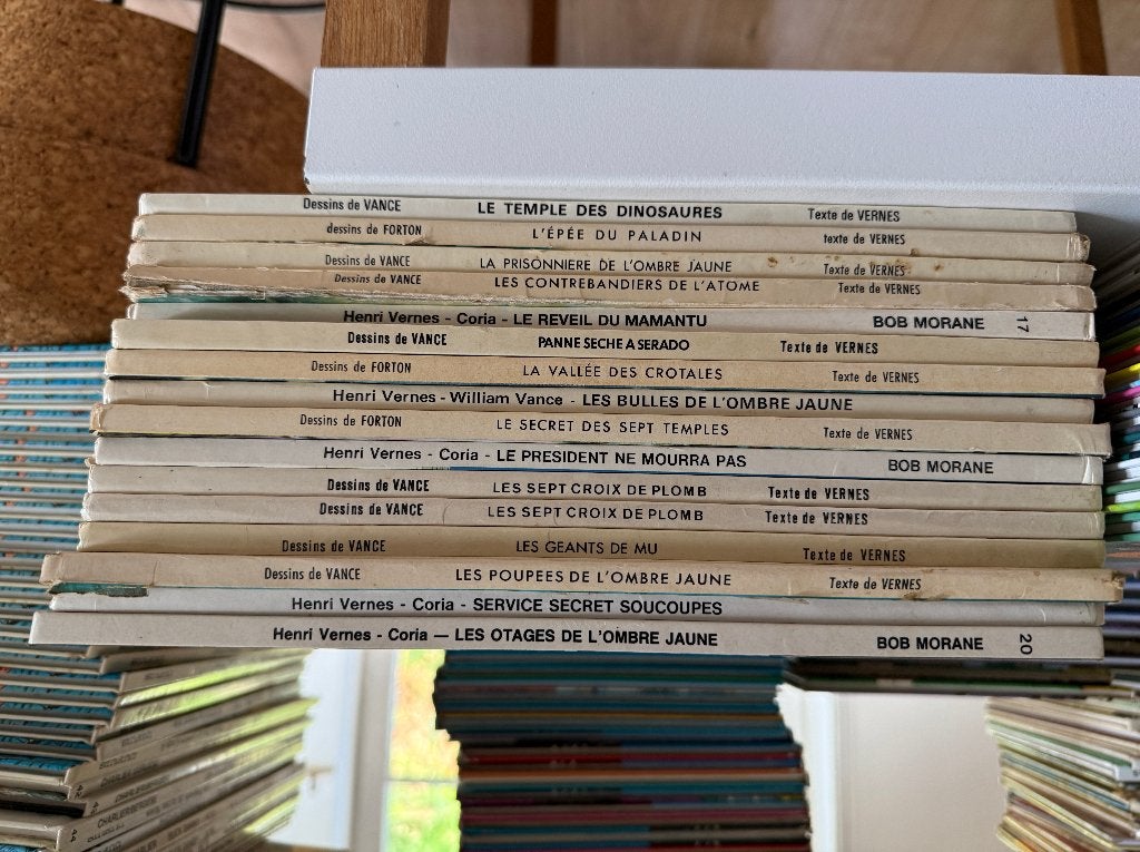 Lot de 16 BD de Bob Morane, Livres, Plusieurs BD, Enlèvement, Utilisé, Vernes - Vance