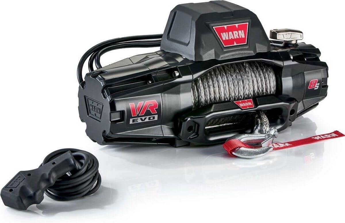 WARN Lier 4X4 VR EVO 8 12V 3600 KG Spydura touw.   27,4 M Re, Neuf, -, -, -