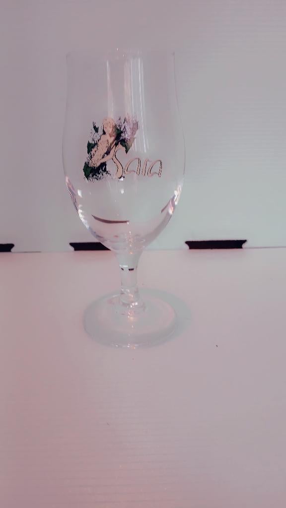 SARA glas op statief in perfecte staat, Ophalen of Verzenden, Zo goed als nieuw, Glas of Glazen, Overige merken