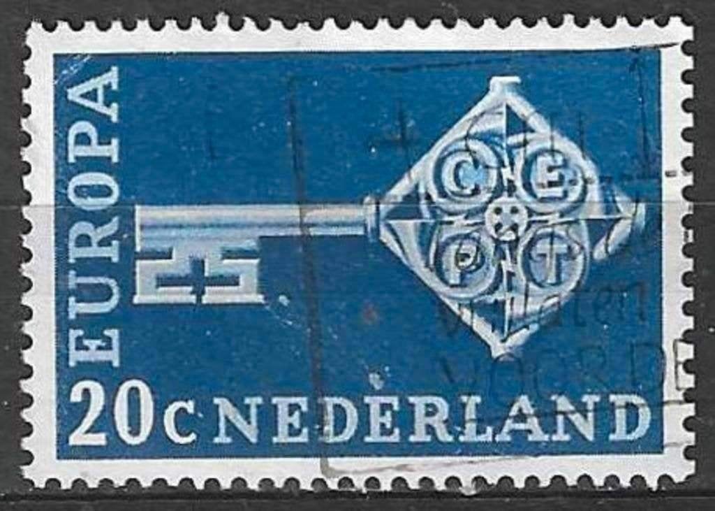 Nederland 1968 - Yvert 871 - Europa (ST), Verzenden, Gestempeld
