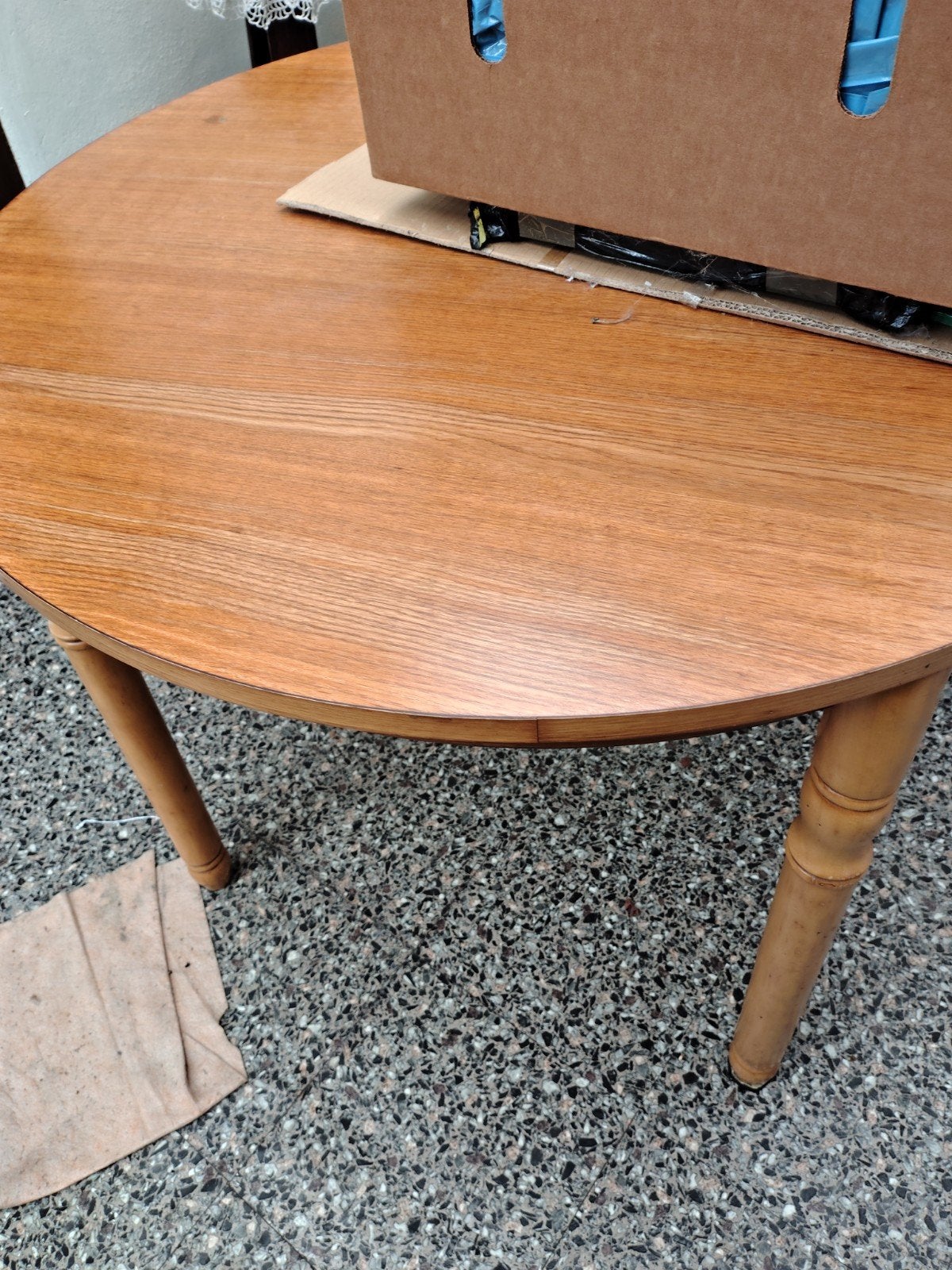 Houten tafel, Huis en Inrichting, Tafels | Eettafels, Ophalen