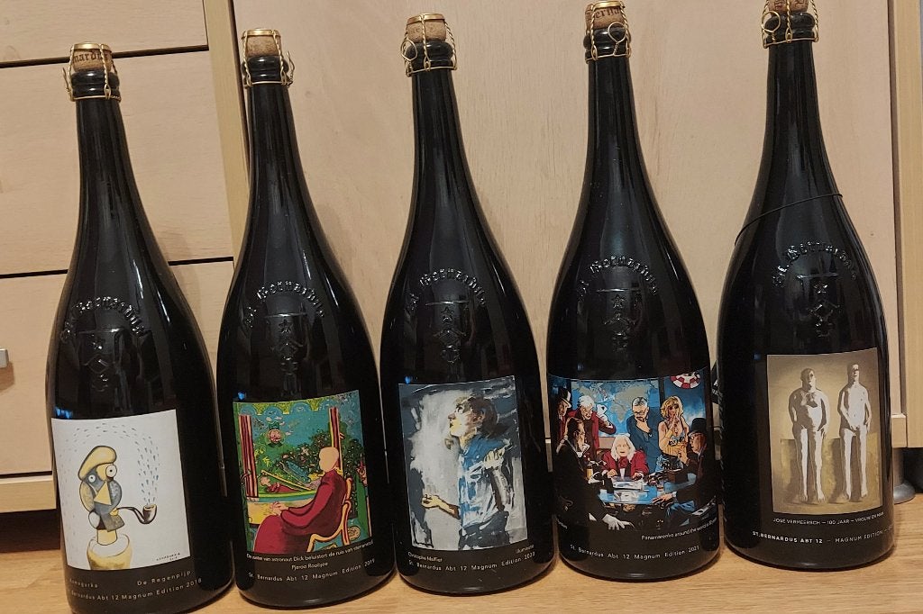 Saint Bernard abbé 12 magnum Vertical 2018-2022, Collections, Marques de bière, Enlèvement, Neuf, Bouteille(s), Autres marques