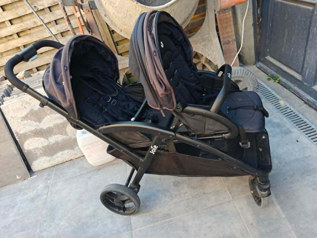 Joie dubbele buggy / duo kinderwagen, Kinderen en Baby's, Gebruikt, Duowagen, Ophalen, Kinderwagen