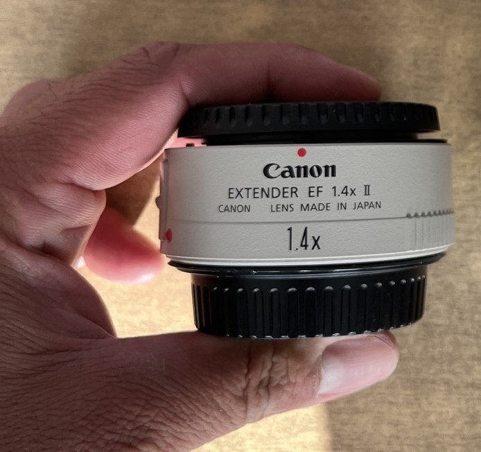 Canon Extender EF 1.4x II ZGAN, TV, Hi-fi & Vidéo, Autofocus, Canon, Comme neuf, Lentille additionnelle/convertisseur