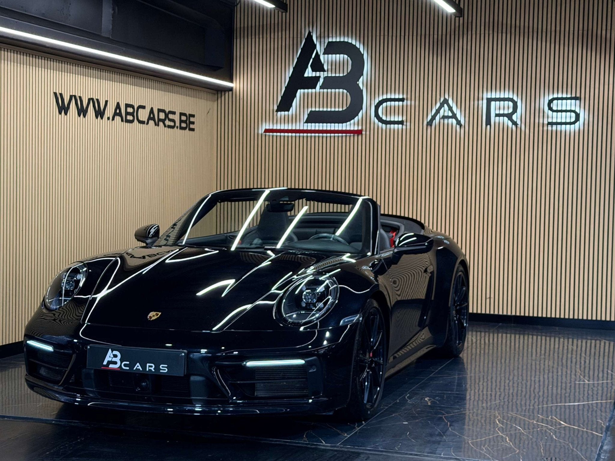 Porsche 911 Carrera 4S Cabriolet 3.0 Turbo S PDK * GARANTIE, Auto's, Porsche, Automaat, 4 zetels, Cabriolet, Zwart