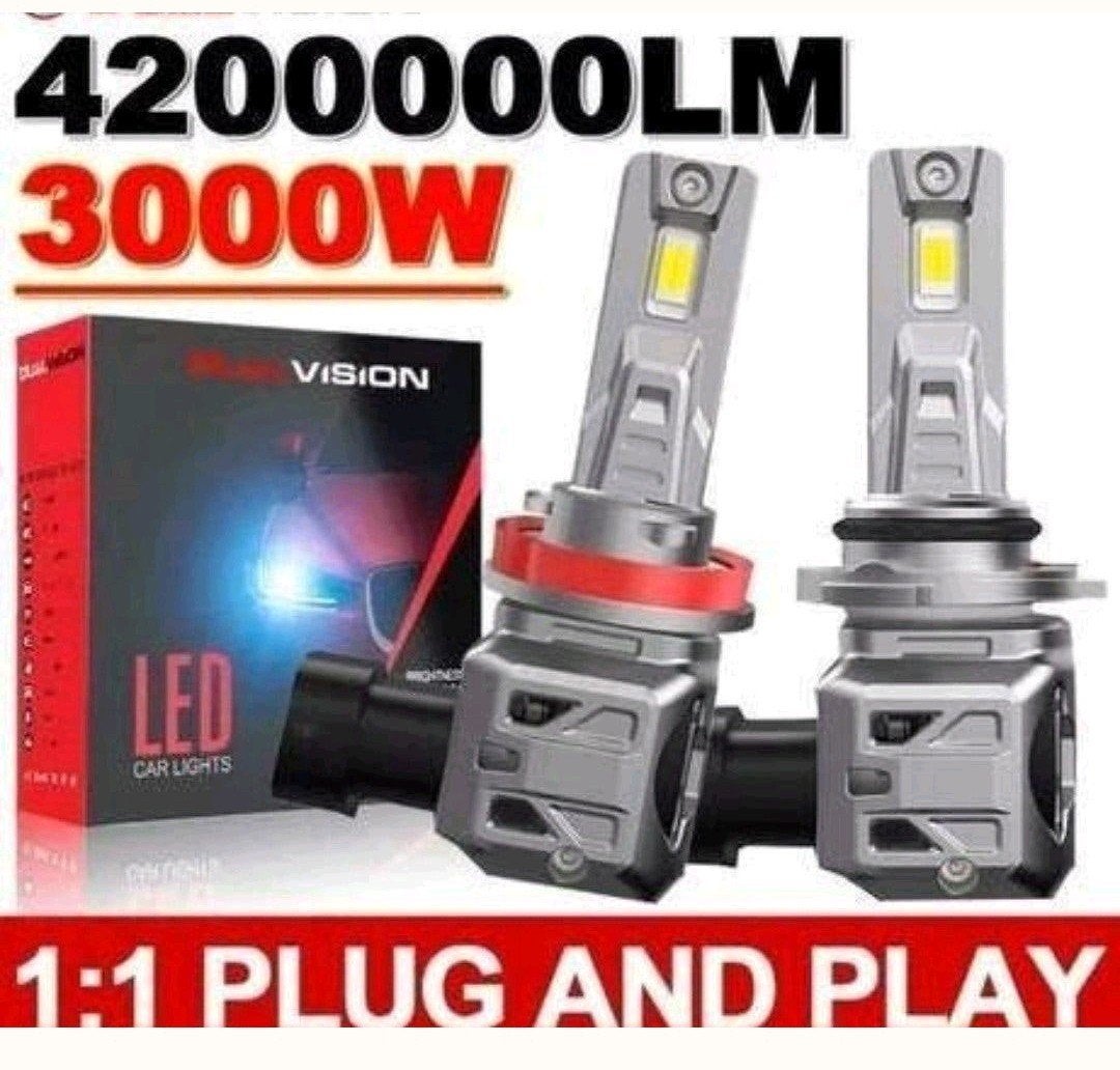 Ampoule LED H8/H11/H9 sans fil 3000W, Enlèvement ou Envoi, Neuf, BMW