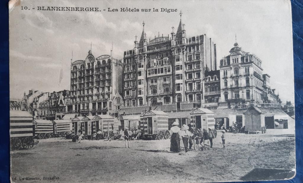 BLANKENBERGE les GRAND HOTELS de la digue, Verzamelen, Foto's en Prenten, Ophalen of Verzenden