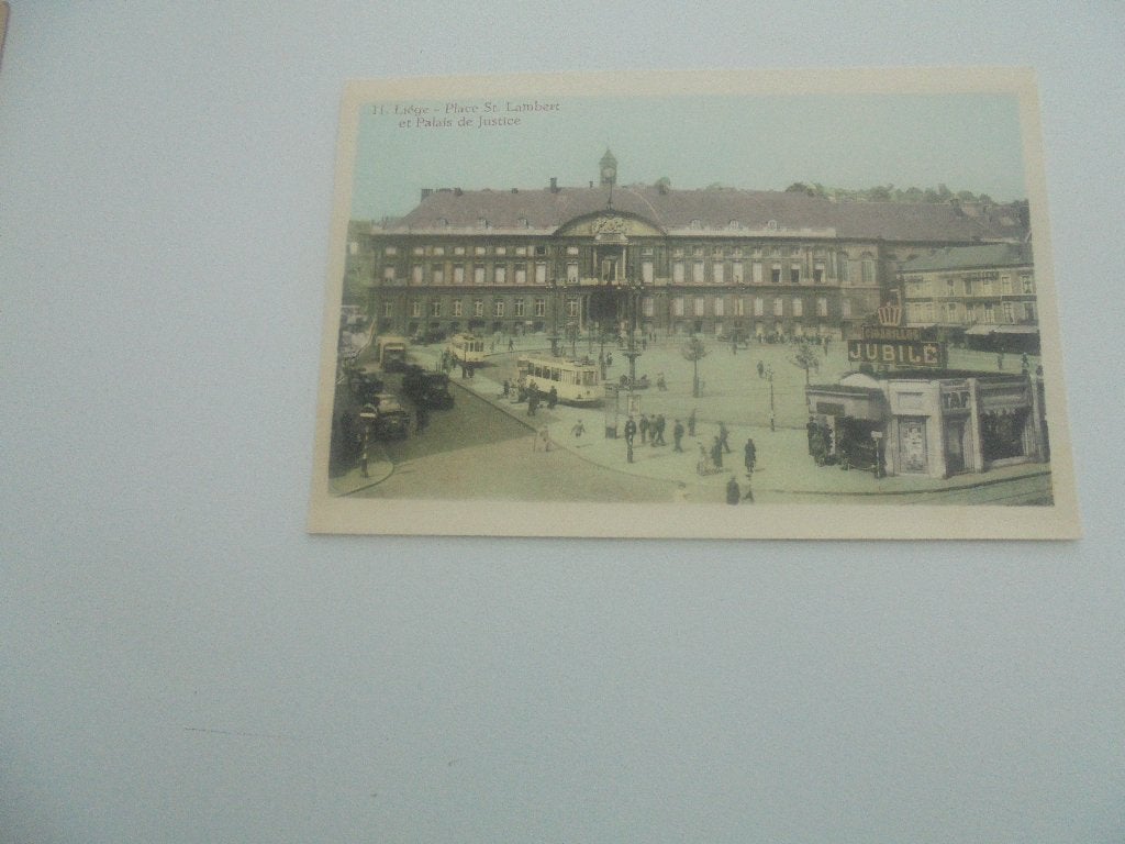 liége- place st.lambert, Envoi, 1920 à 1940, Non affranchie, Liège
