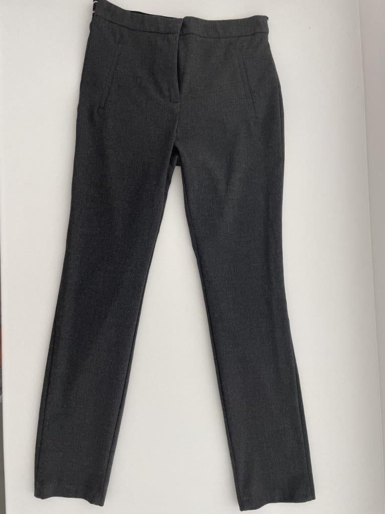 Grijze geklede broek met rekker achteraan van ZARA, Zara, Ophalen of Verzenden, Zo goed als nieuw, Maat 36 (S)