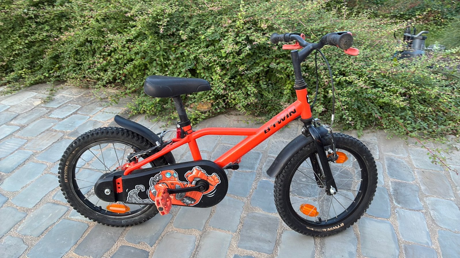 B-Twin Robot 500 16inch kinderfiets, Ophalen, Gebruikt, Velgrem, Minder dan 16 inch