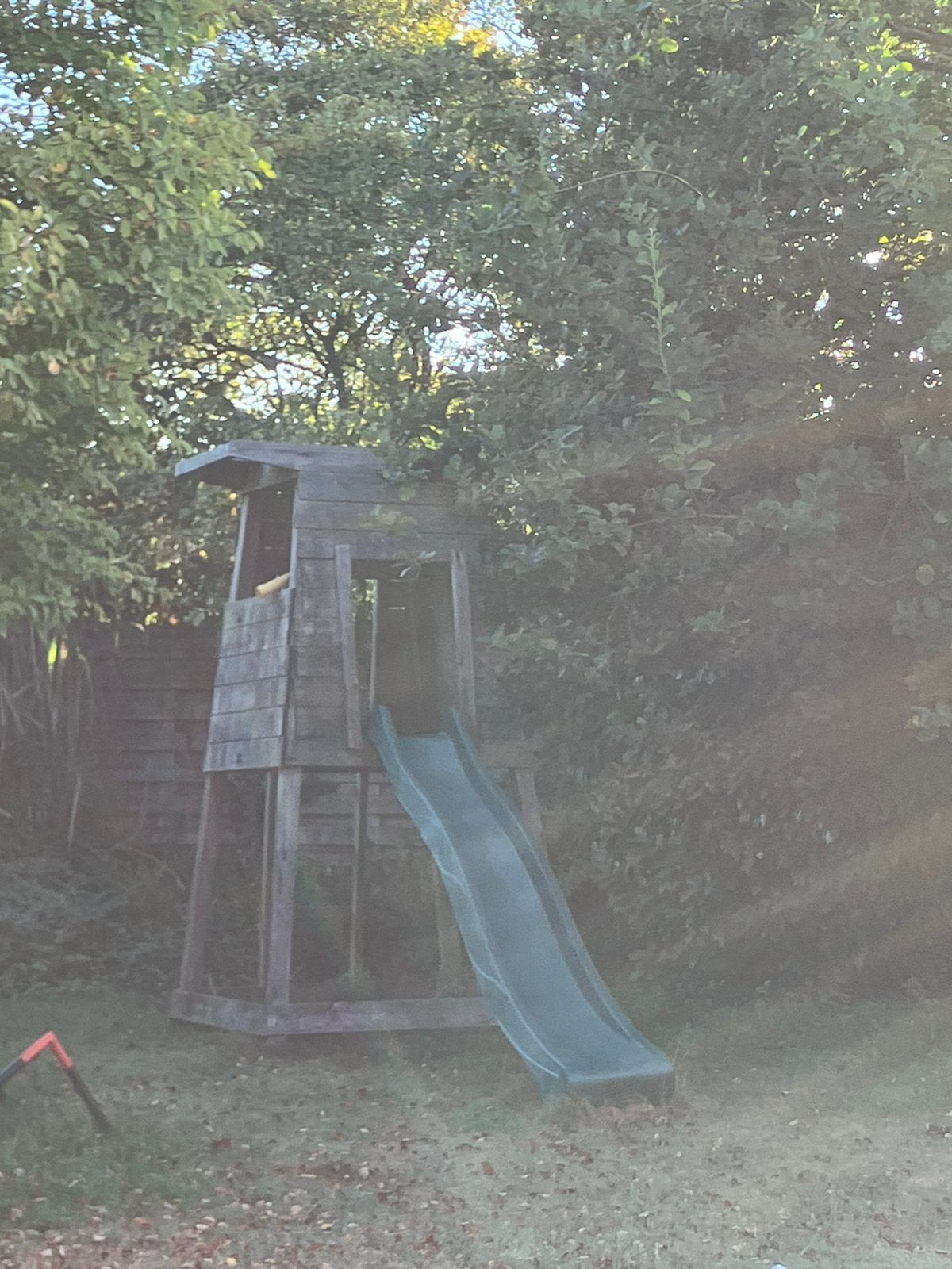 Houten speeltoestel schuif af - gratis op te halen, Ophalen, Gebruikt