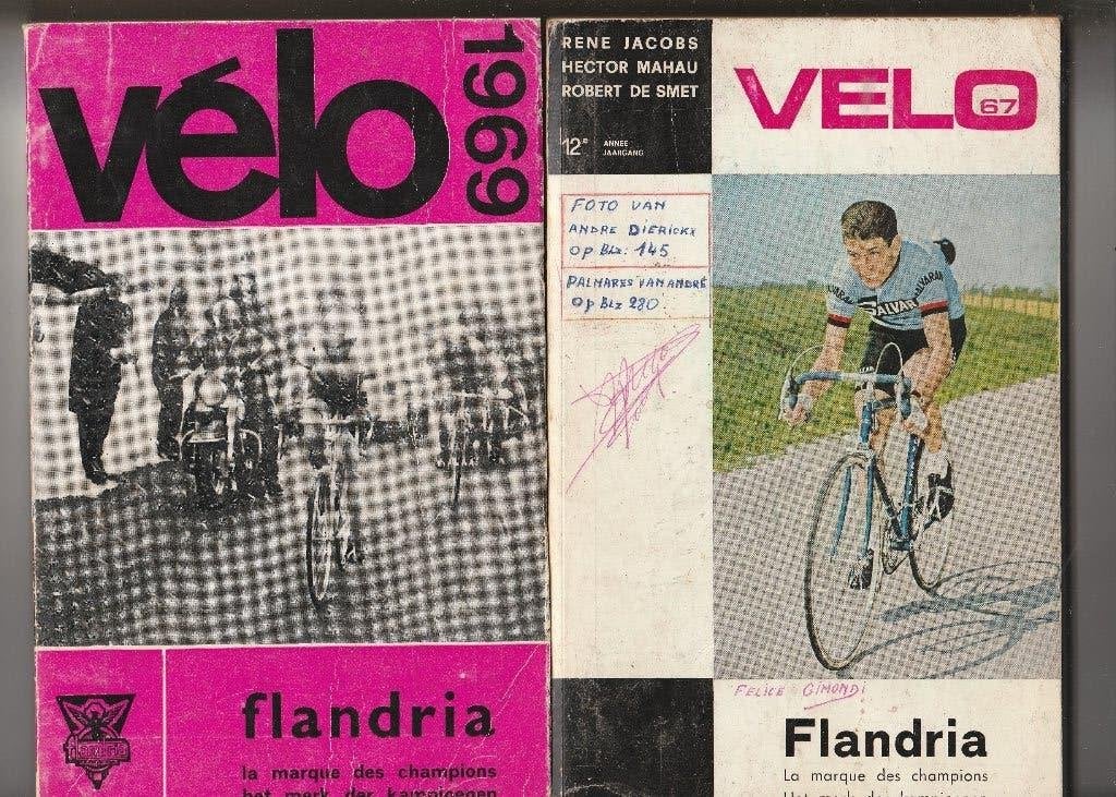 4 WIELERBOEKEN VELO 1965 / 66 / 67  / 69, Boeken, Sportboeken, Ophalen of Verzenden, Lopen en Fietsen