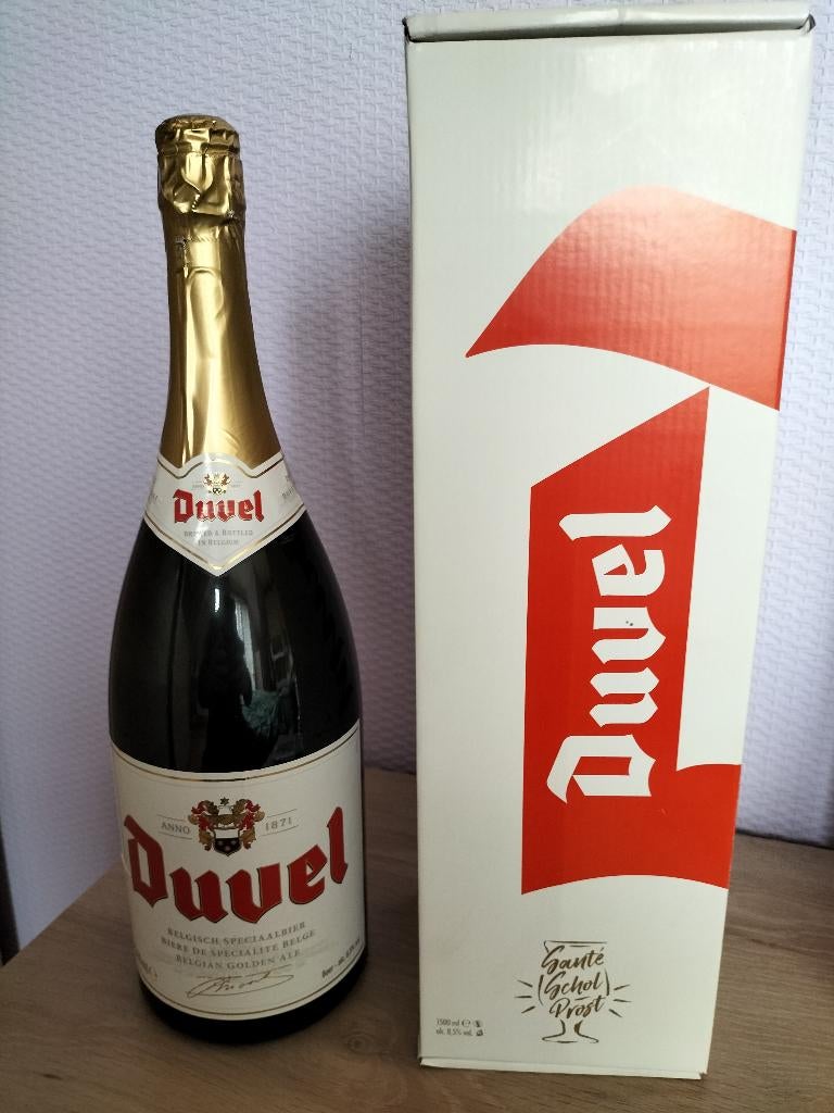Duvelfles Magnum 1500 ml, Ophalen of Verzenden, Zo goed als nieuw, Flesje(s), Duvel