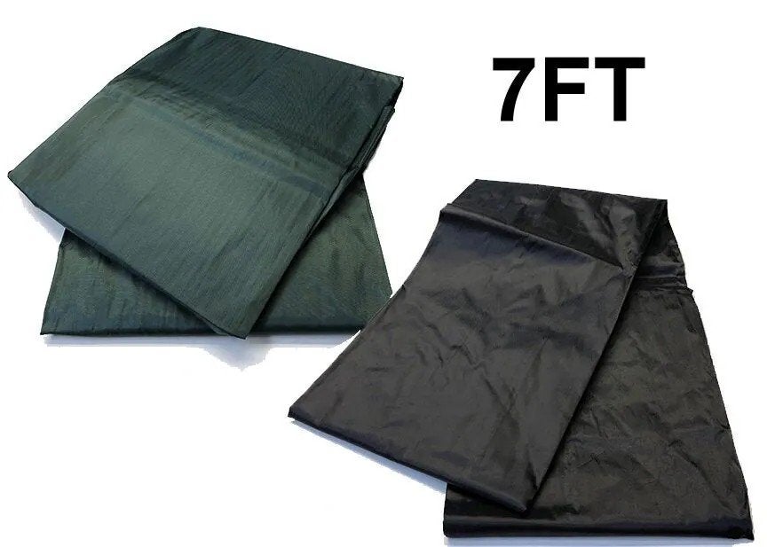 Bâche de protection noire avec élastiques pour billards 7ft, Envoi