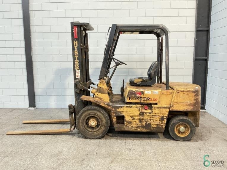 Heftrucks Diesel Hyster H 2.50 XL 1989, Zakelijke goederen, Machines en Bouw | Heftrucks en Intern transport, 2000 tot 3000 kg