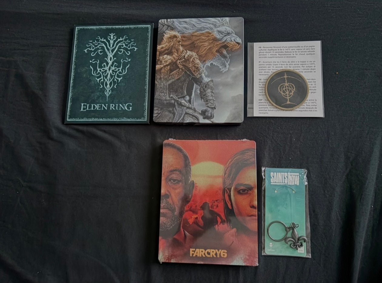 Elden ring / far cry 6 / saint row collector items, Enlèvement ou Envoi, Comme neuf
