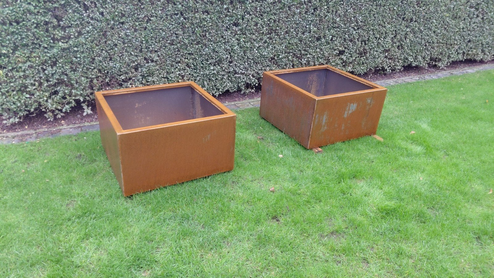 cortenstaal bloembak, Tuin en Terras, Bloembakken en Plantenbakken, Ophalen