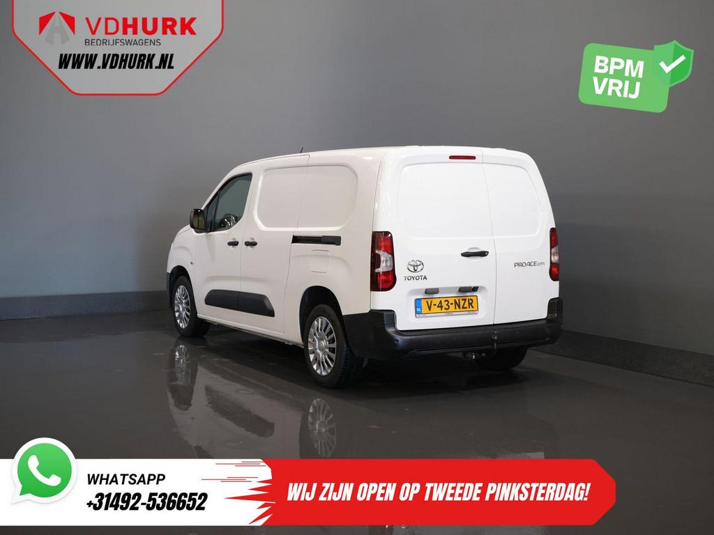 Toyota PROACE CITY 1.5 130 pk Aut. L2 2x Schuifdeur/ 3 Pers., Auto's, Automaat, Wit, Bedrijf, Diesel