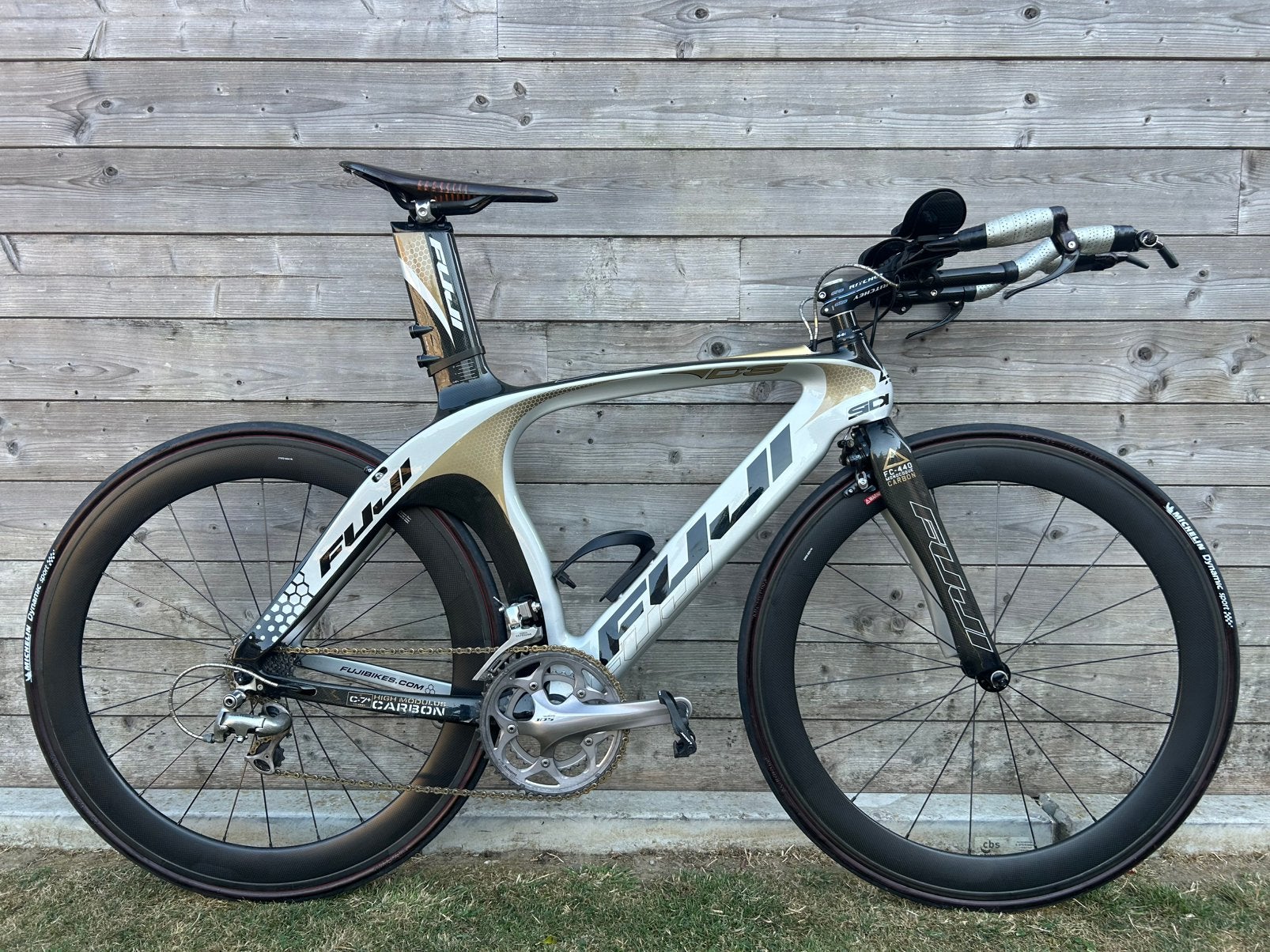 FUJI tijdritfiets / triathlonfiets in meer dan prima staat, Carbon, Velgrem, Zo goed als nieuw, Meer dan 20 versnellingen