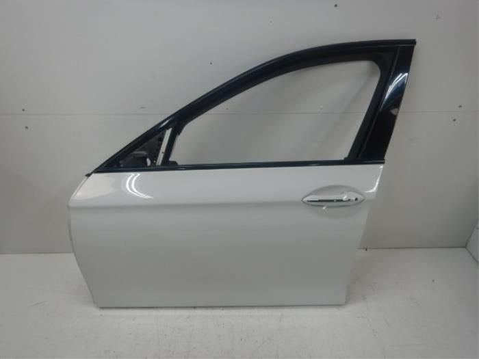 BMW 5-Serie F10 Portier Links-Voor Wit, Enlèvement ou Envoi, Utilisé, Avant, Porte