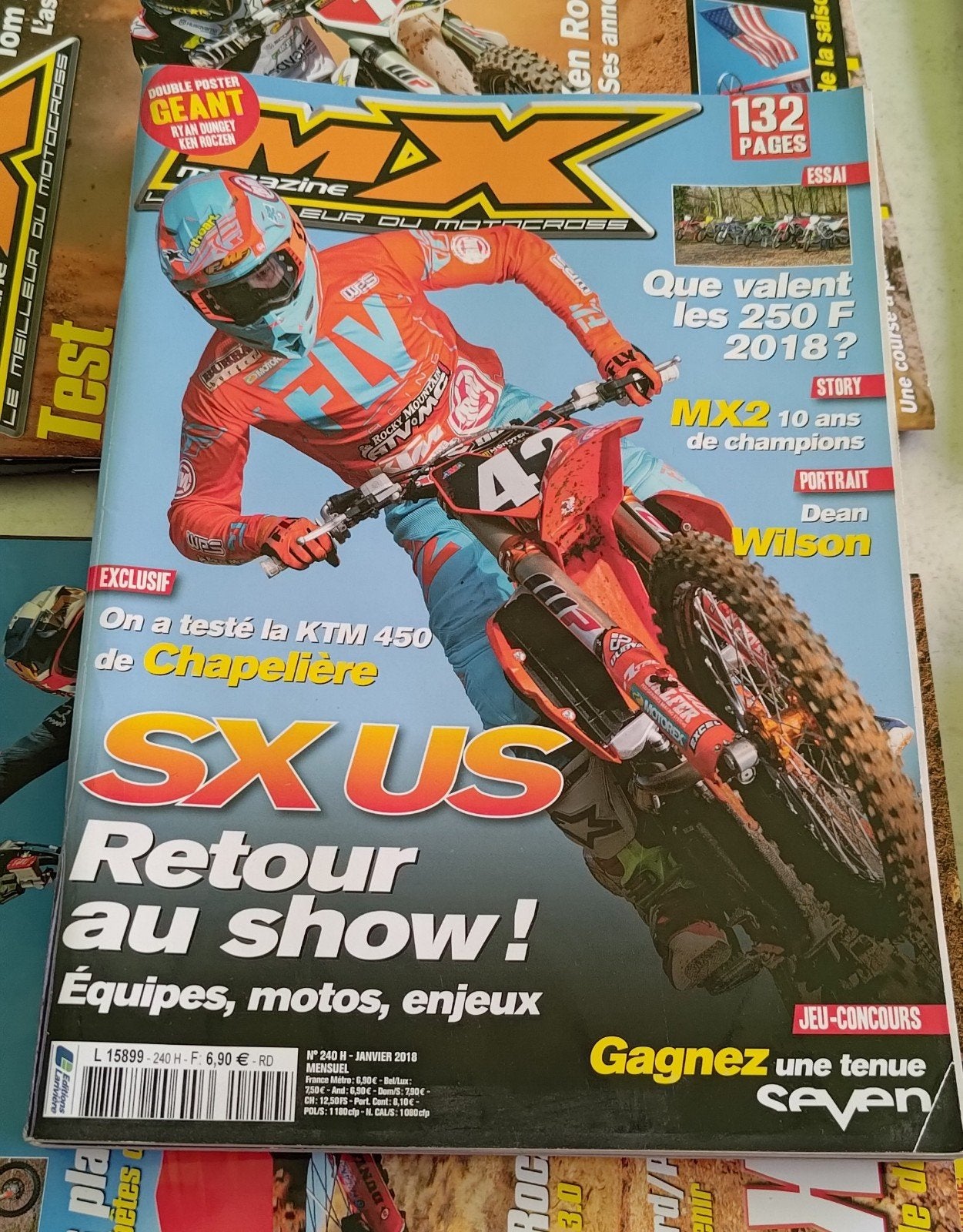 MX Magazine année 2018, Enlèvement, Comme neuf, Autres sports