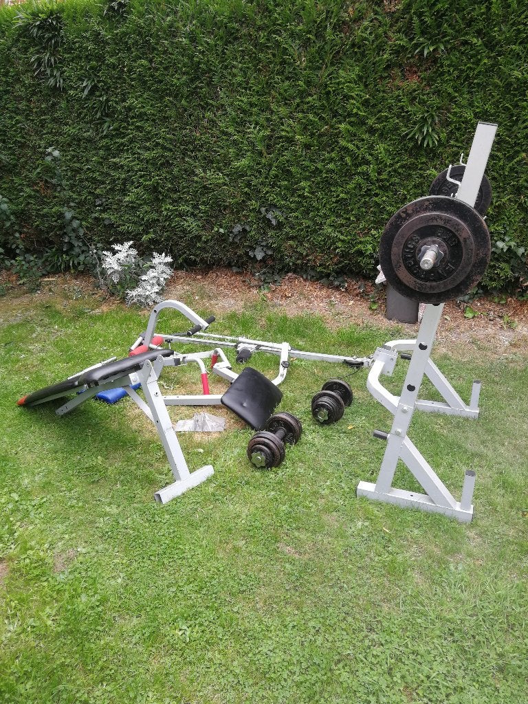 Banc de musculation, Sports & Fitness, Enlèvement, Utilisé, Dos, Haltère