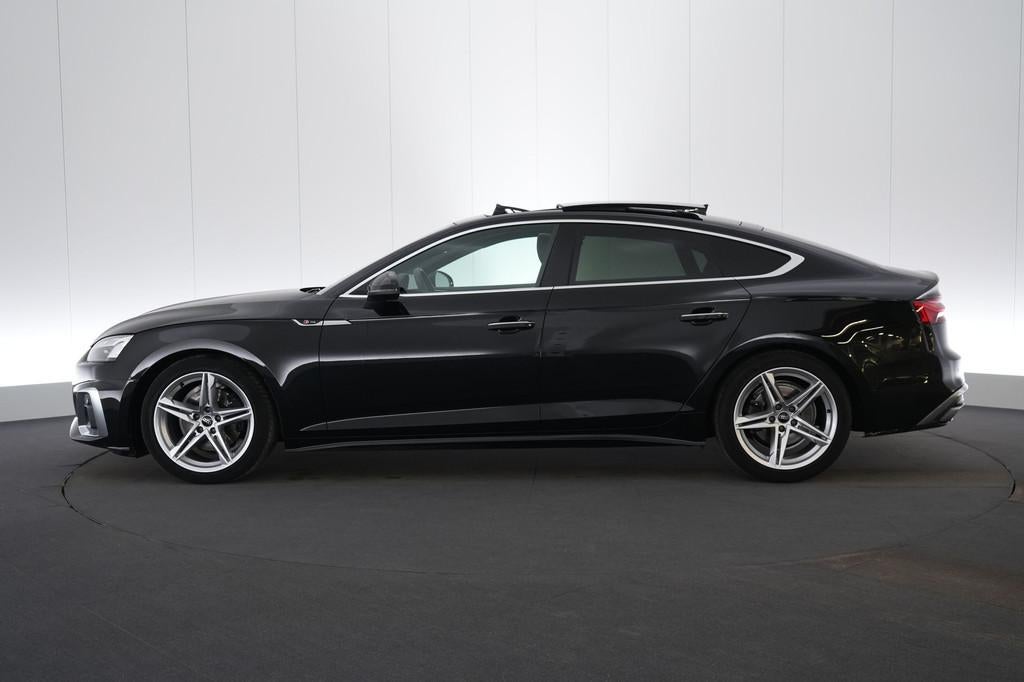 (2BRB822) AUDI A5 SPORTBACK, Startonderbreker, Gebruikt, Zwart, Bedrijf