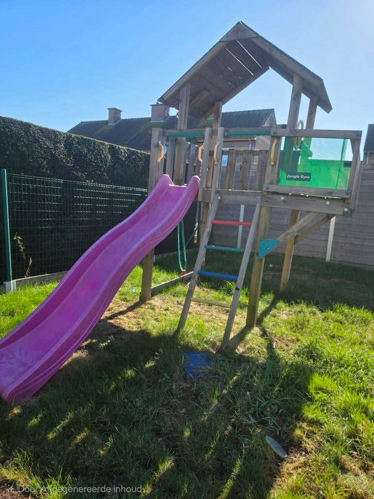 Jungle Gym Speeltoren met Glijbaan, Ophalen, Glijbaan