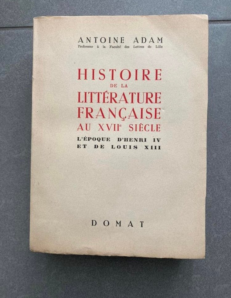 Histoire de la littérature française au XVII siècle, Ophalen of Verzenden, Zo goed als nieuw