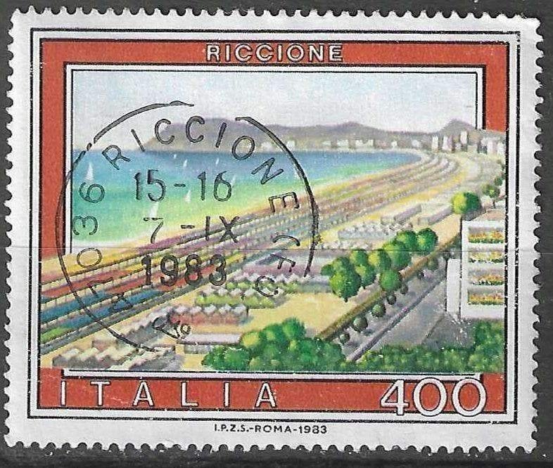 Italie 1983 - Yvert 1585 - Riccione - 400 l. (ST), Verzenden, Gestempeld