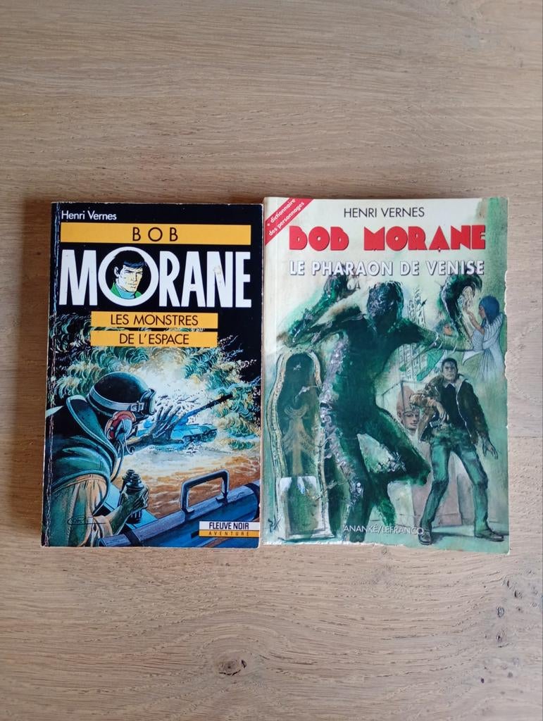 Lot Bob Morane Monstres de l'espace Pharaon de Venise, Livres, Aventure & Action, Utilisé, Enlèvement ou Envoi