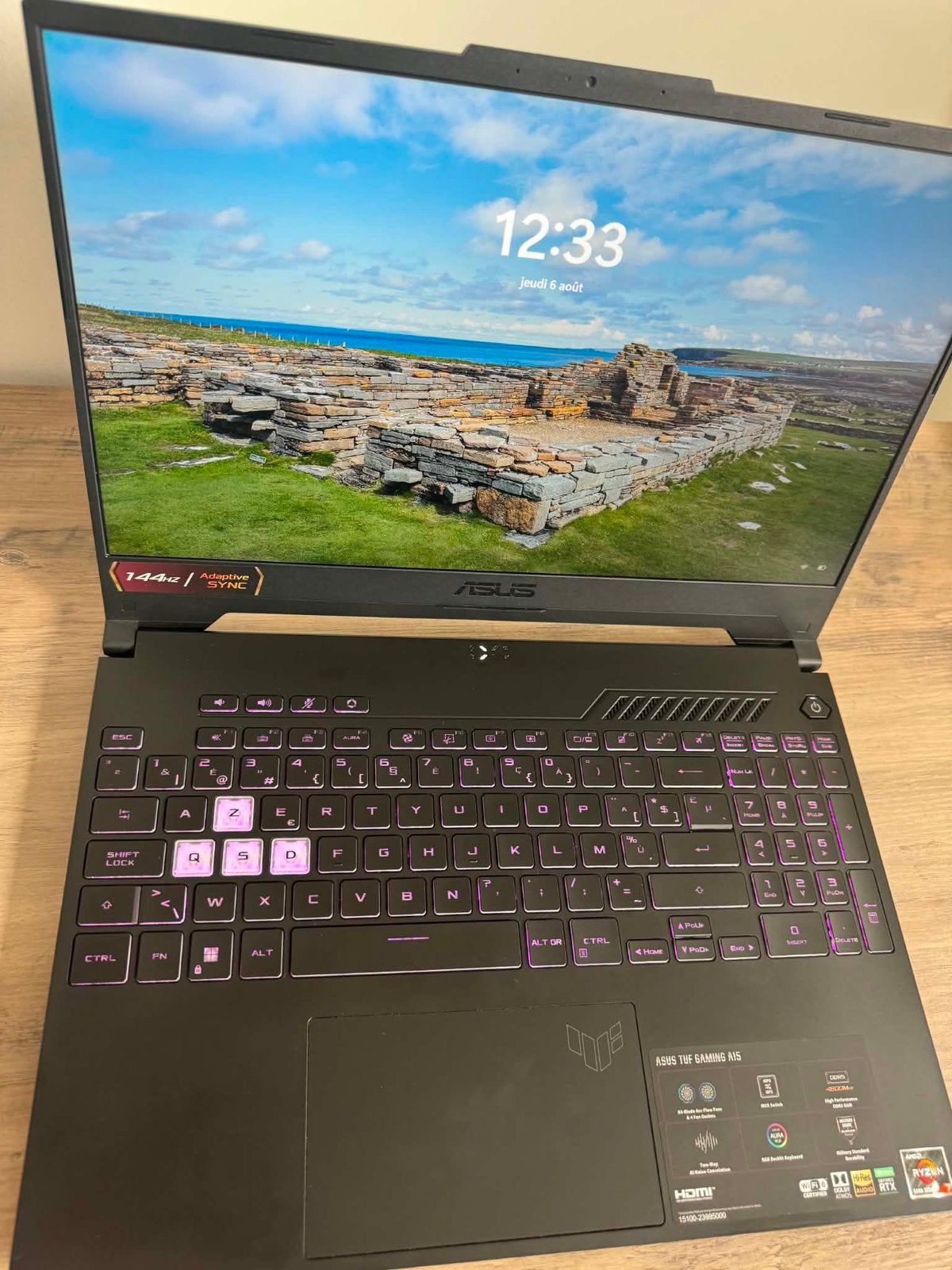 ASUS TUF GAMING A15 / RYZEN 7 6800h / RTX 3060 / DDR5 16Go, Informatique & Logiciels, Ordinateurs portables Windows, Comme neuf