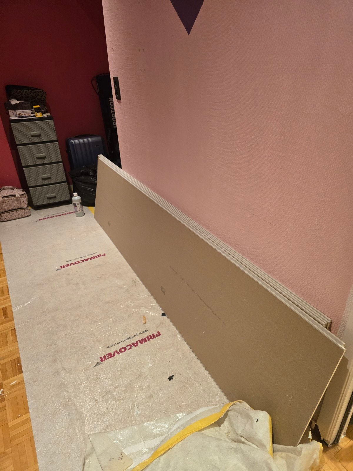 6 Gyproc gipsplaten 260×60cm 9,5mm, Enlèvement, Neuf, Autres matériaux