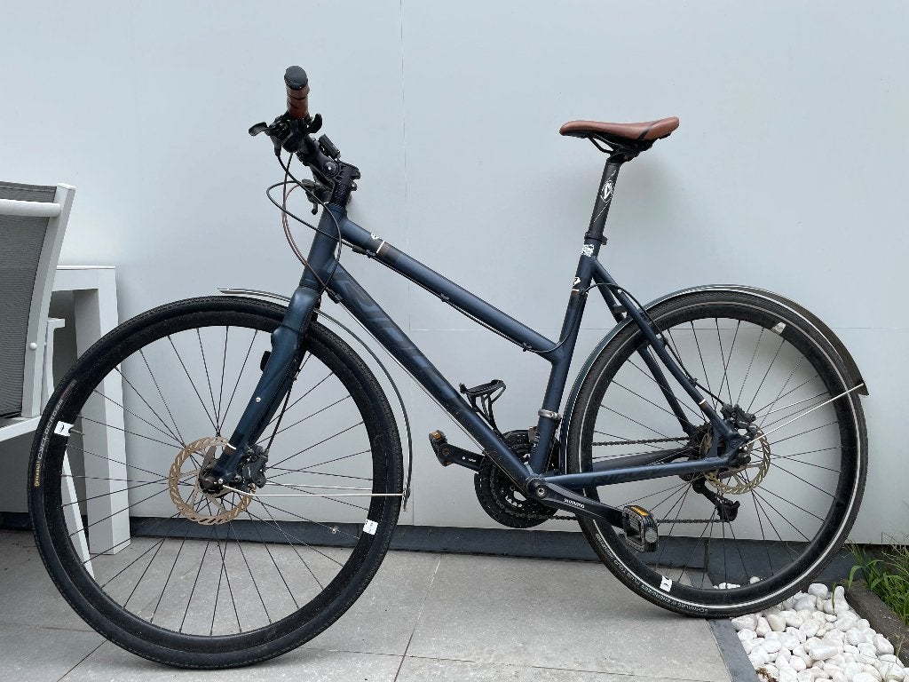Sportieve Ridley damesfiets framemaat 54, 28 inch, Meer dan 20 versnellingen, Schijfrem, Ophalen