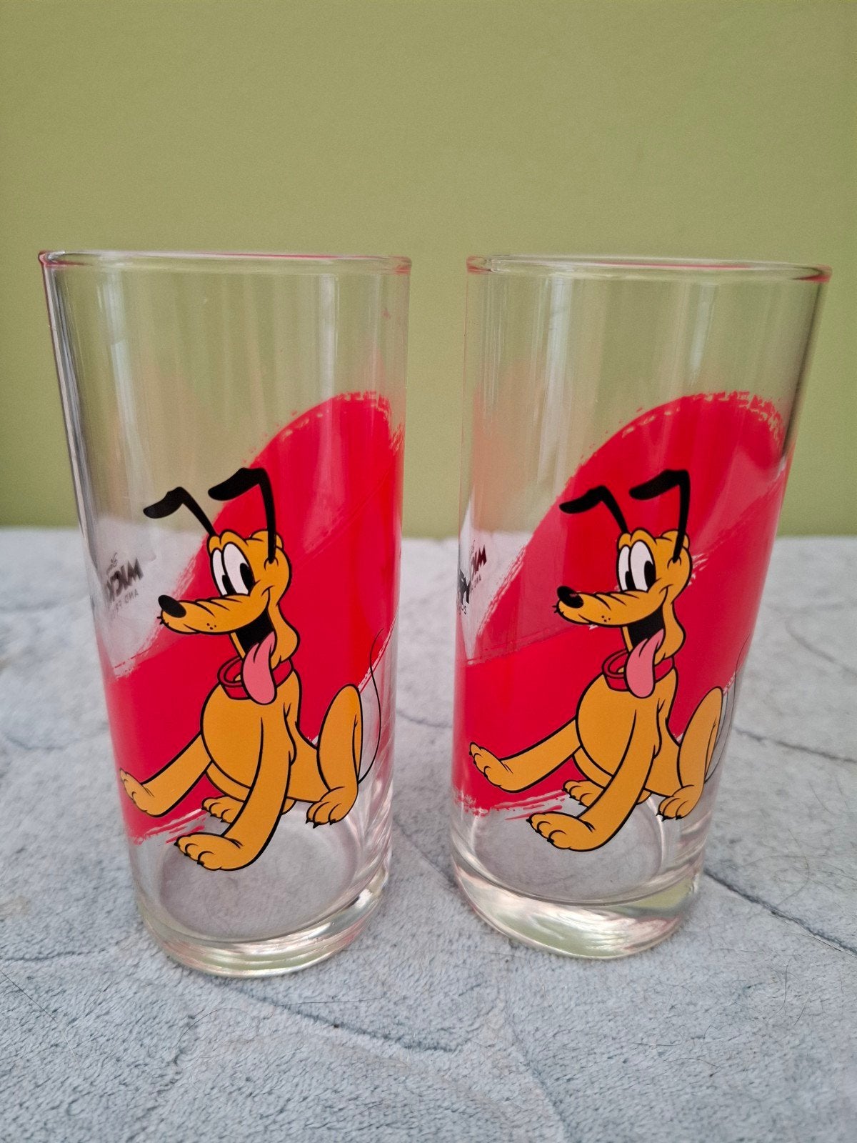 Glazen Pluto Disney, Verzamelen, Ophalen, Zo goed als nieuw, Frisdrankglas