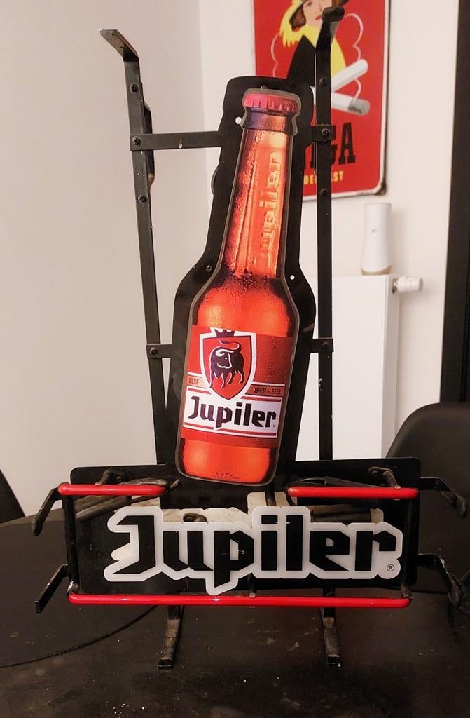Jupiler Neon licht reclame, Verzamelen, Ophalen, Jupiler