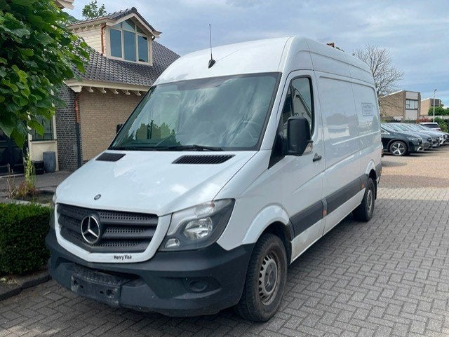 Mercedes-Benz Sprinter 313 CDI L2 H2 AIRCO EURO 5, Auto's, Bestelwagens en Lichte vracht, Euro 5, Gebruikt, Wit, Mercedes-Benz