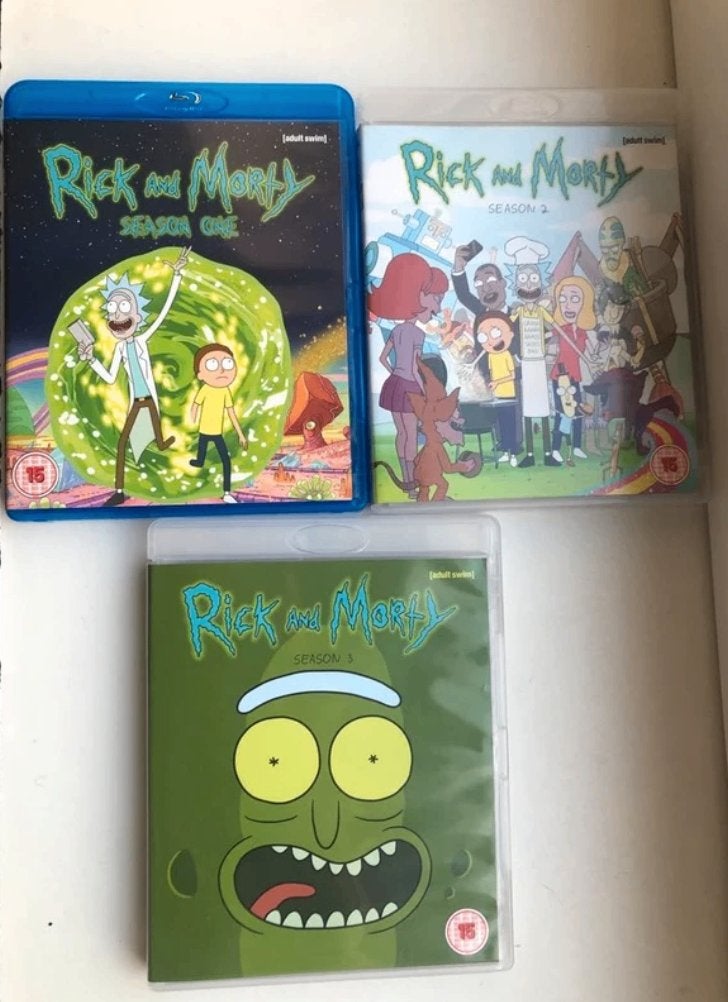 Rick and Morty (Season 1-3) (Blu-ray), Série, Enlèvement ou Envoi, Anglais, Anglais