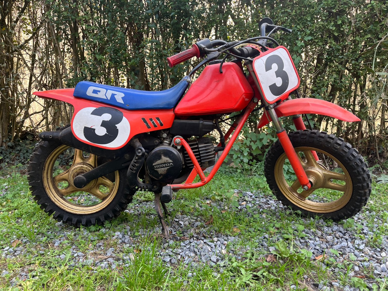 Honda QR50 uit 1985, Fietsen en Brommers, Ophalen of Verzenden, Zo goed als nieuw, Honda