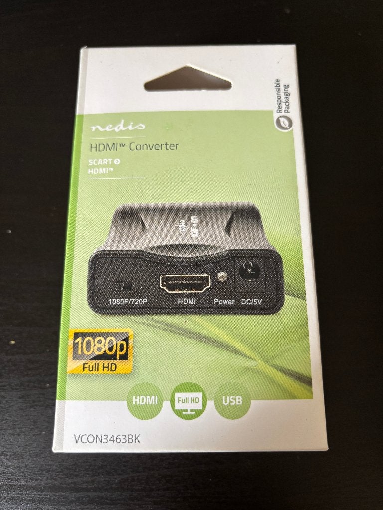 Nedis Converter HDMI naar Scart  1080p, TV, Hi-fi & Vidéo, Convertisseurs, Enlèvement, Neuf