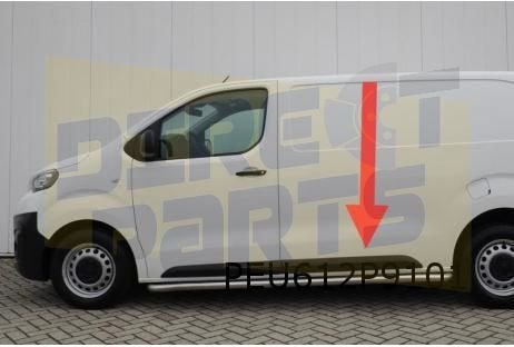 Citroën, Fiat, Opel (6/19-5/24-) schuifdeur- / zijwandlijst, -, -, Nieuw, Citroën
