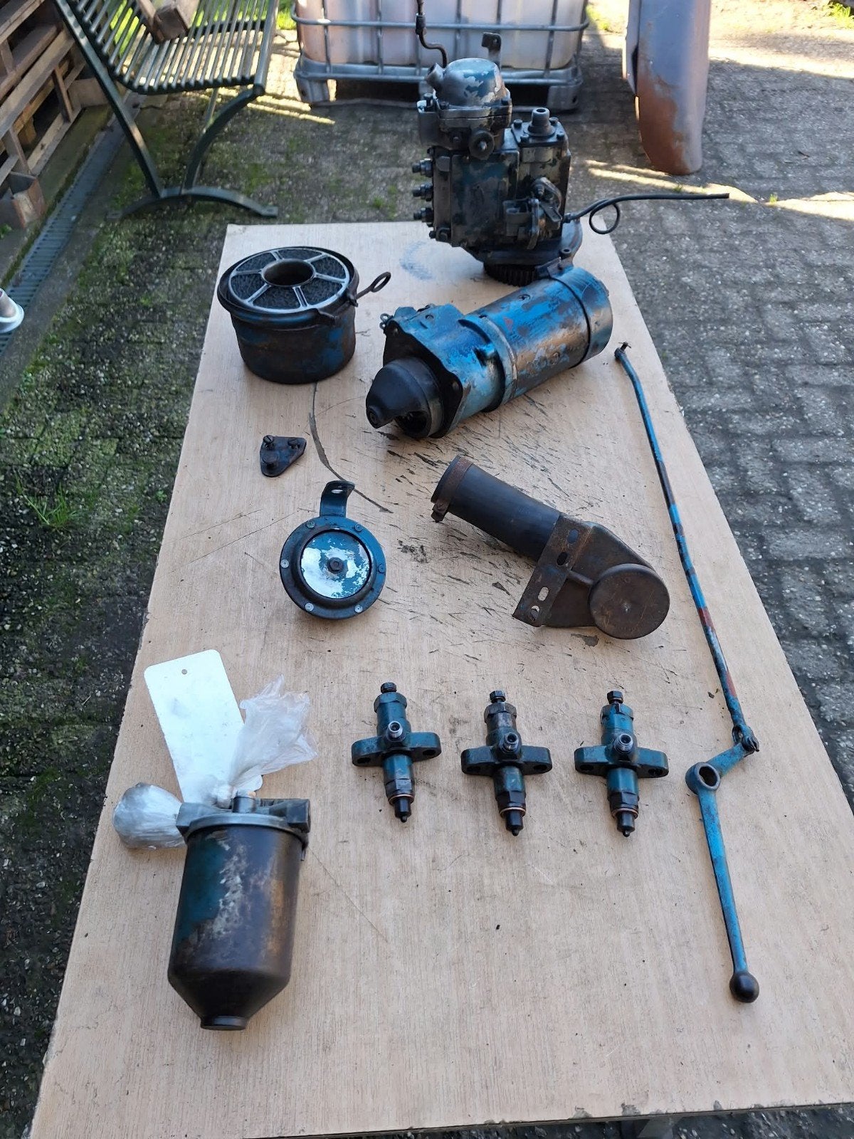 ford dexta fordson onderdelen tractor, Ophalen