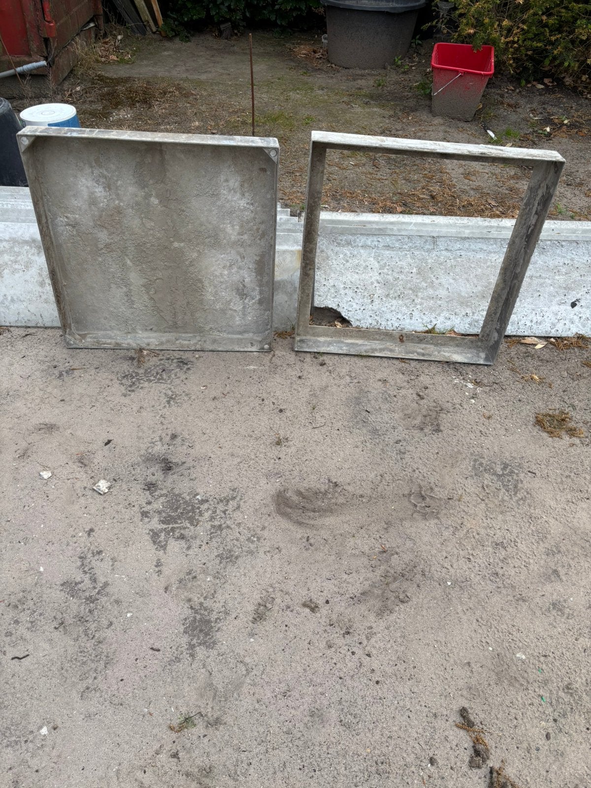 Klinkerdeksel, Enlèvement, Utilisé, Briques