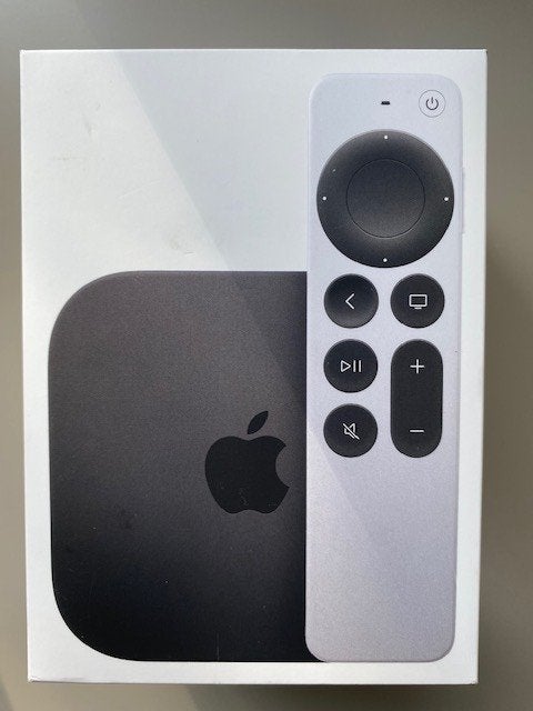 Apple TV 4K_64GB_WiFi zwart (3de generatie), Audio, Tv en Foto, Ophalen of Verzenden, Nieuw, Minder dan 500 GB